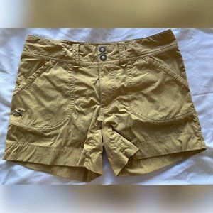 Arc'teryx Parapet Shorts Womens 0 Khaki Tan Brown Hiking